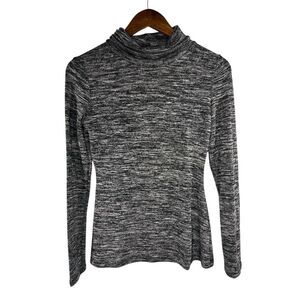 Anthropologie Pure + Good Marled Turtleneck Lightweight Stretch Knit M